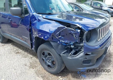 2016 Jeep Renegade Sport from USA, damaged, VIN ZACCJBATXGPD36144